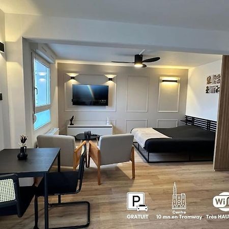 Charmant Studio Neuf, Hypercentre, Parking, Balcon Strasburgo Esterno foto